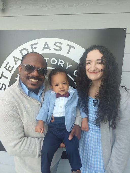 Anthony, his wife, and their son Jericho